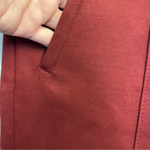 Tory Burch red burgundy Ankle pants - Picture 4 of 7